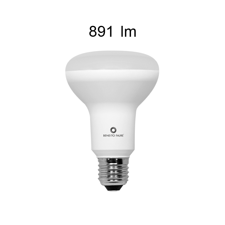 lampadina led r-80 r-line e27 10w luce calda 830 beneito faure