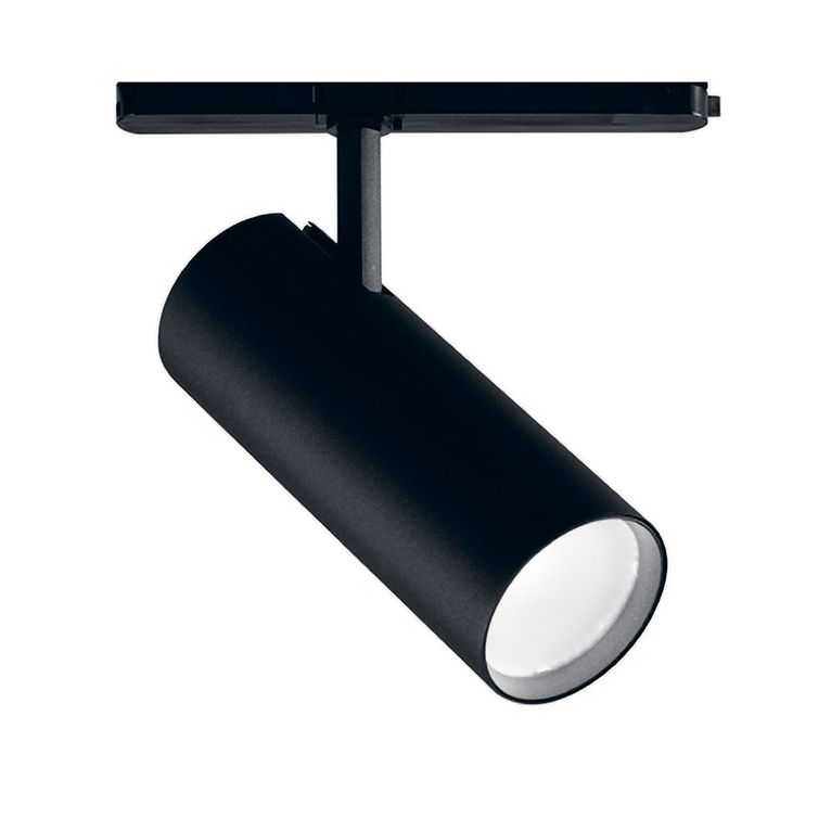 faretto da binario 40w luce naturale 4000k nero gfa982n gea luce