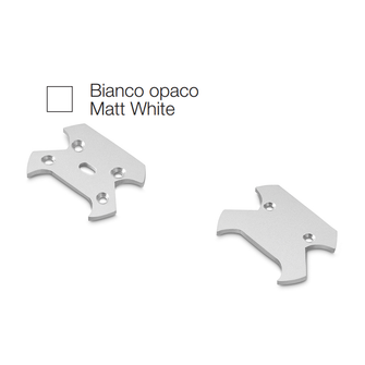 Accessorio tappo ASTANA per profilo LED GEALED bianco 2pz