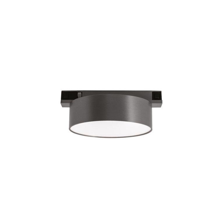 faretto led 8w da binario 48v. 3000k ip20 gealuce colore nickel scuro