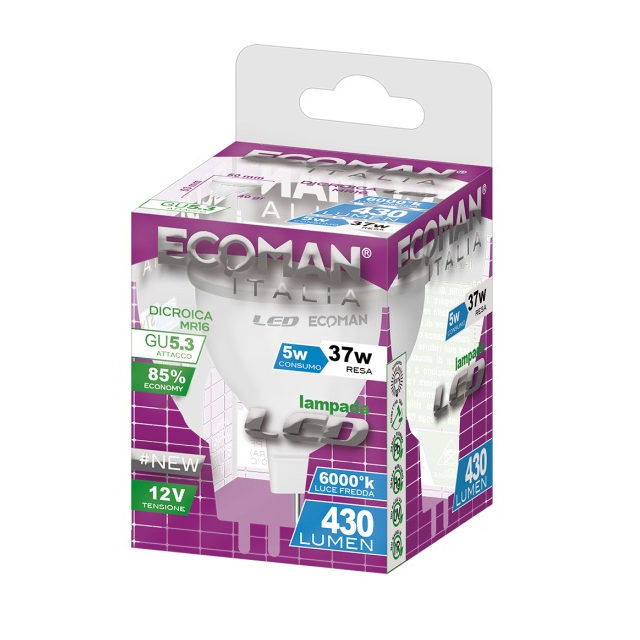 lampadina-led-dicroica-gu5-dot-3-5w-luce-fredda-6000k-ecoman-12v-dc