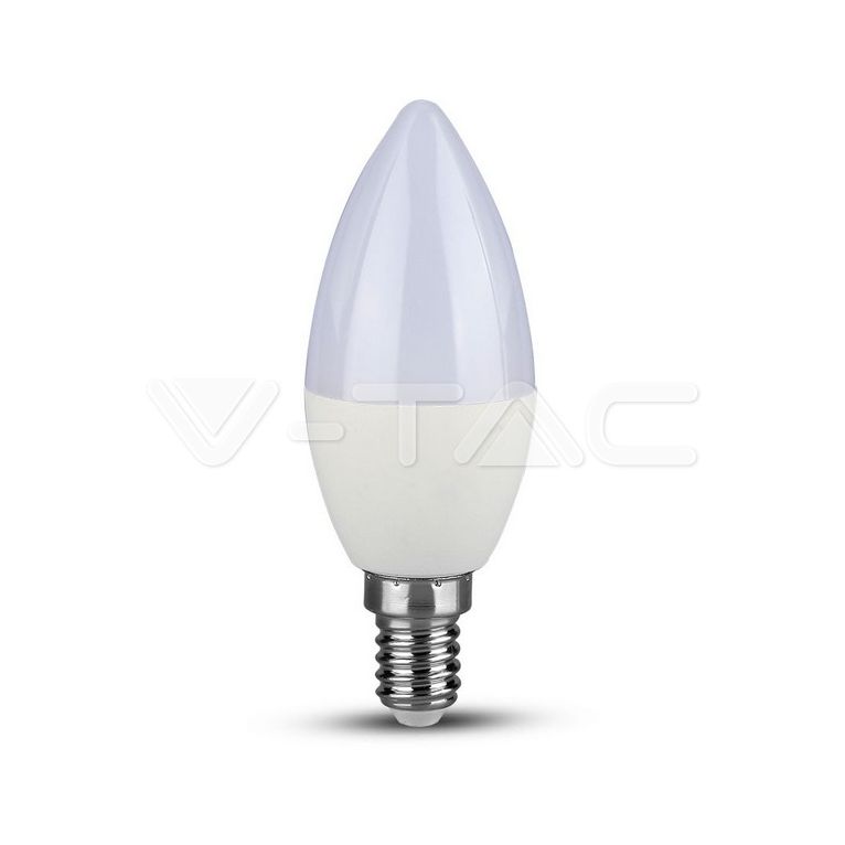 lampadina led candela e14 4.5w luce calda 3000k v-tac sku21171