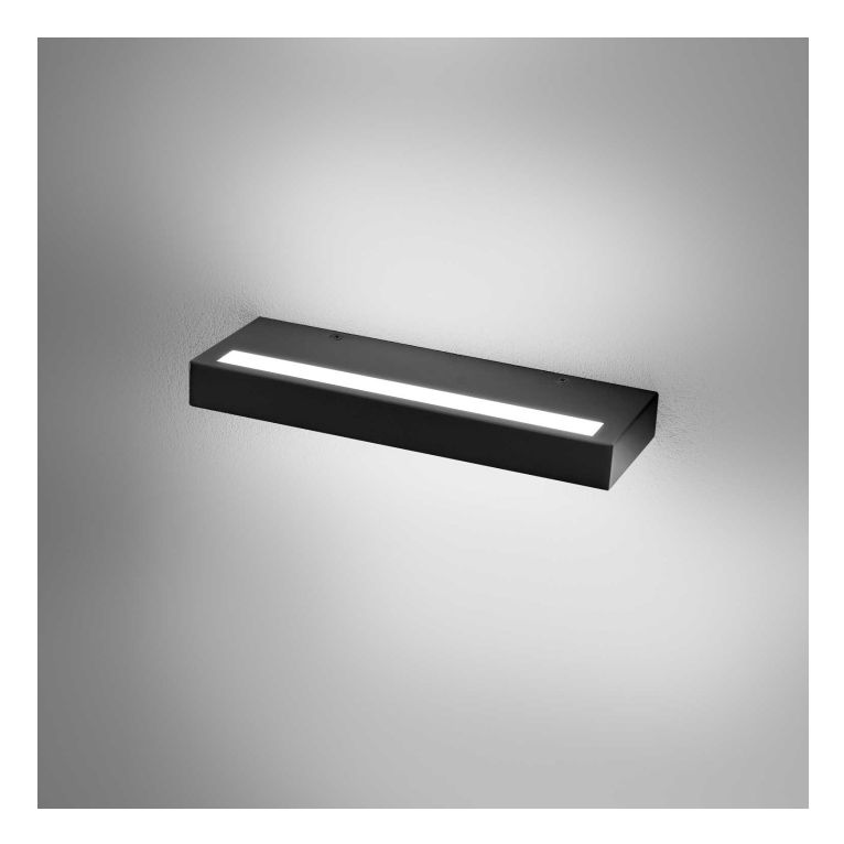 applique led 2 moduli 34w 3000k gealuce ip20 nero gap52