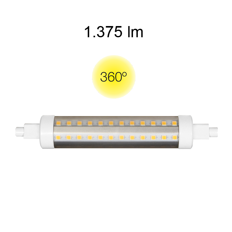 lampadina led hqi rx7s 13w luce calda 830 beneito faure