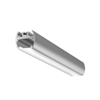 Profilo in alluminio BAKU per strisce LED 2mt GEALED grande argento