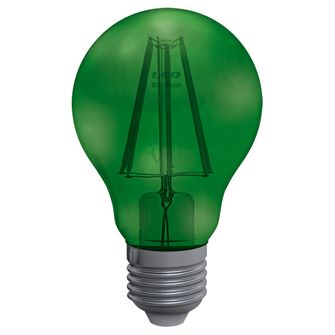 Lampadina LED Goccia Decor E27 4W luce verde ECOMAN