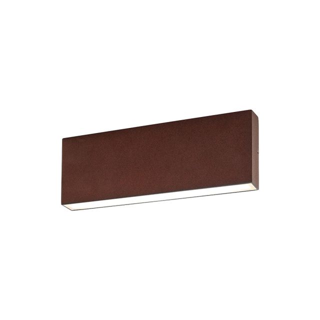 applique-led-2x10w-cct-gealuce-rettangolare-marrone-ip65