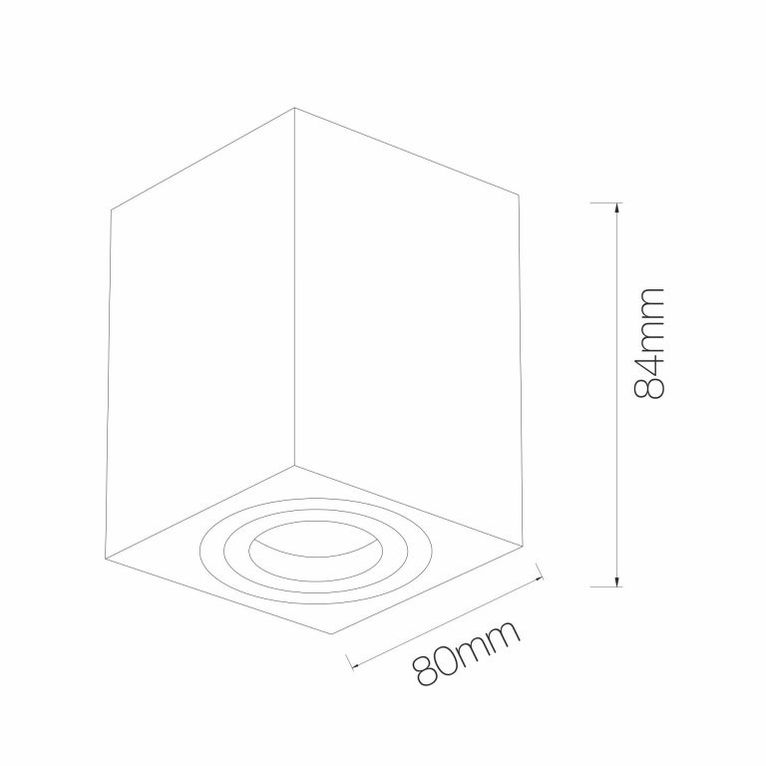 faretto zio gu10 beneito faure nero
