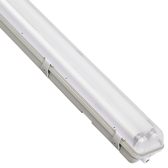 Reglette LED Linea120 Ecoman IP65 per tubi led 2xT8 da 120cm
