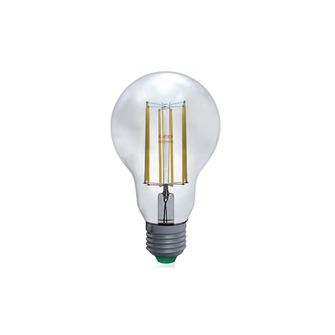 Lampadina LED Goccia E27 18W luce calda 3000K ECOMAN vetro trasparente