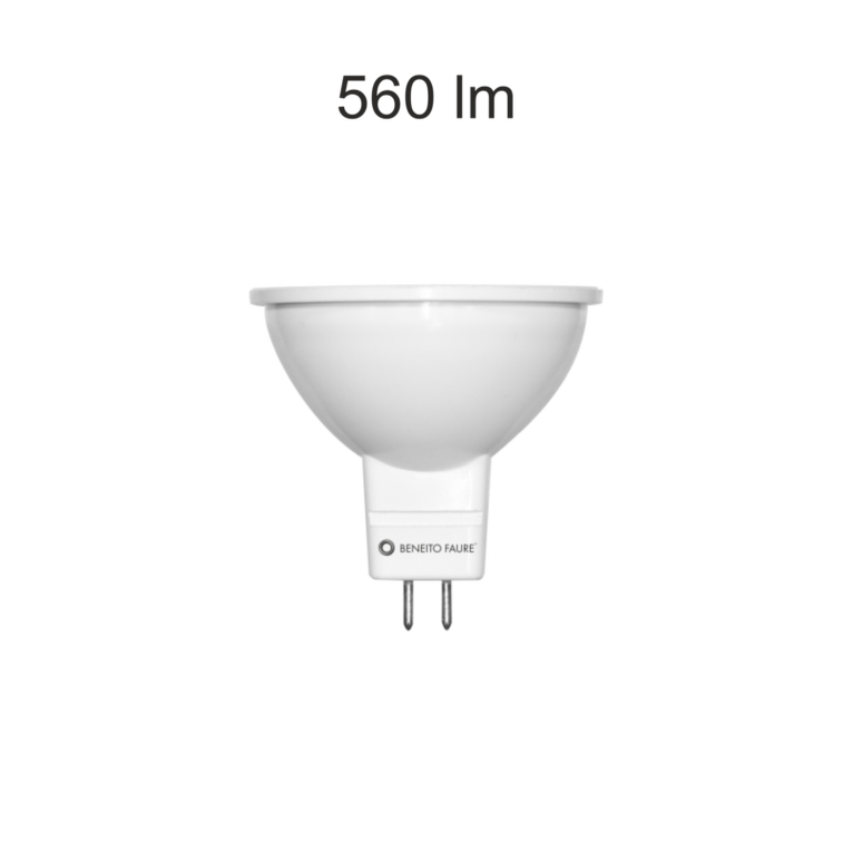 lampadina led uniform-line gu5.3 6w luce calda 830 beneito faure