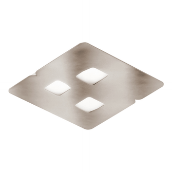 Plafoniera GISELLE Gx53 GEALUCE piccolo acciaio