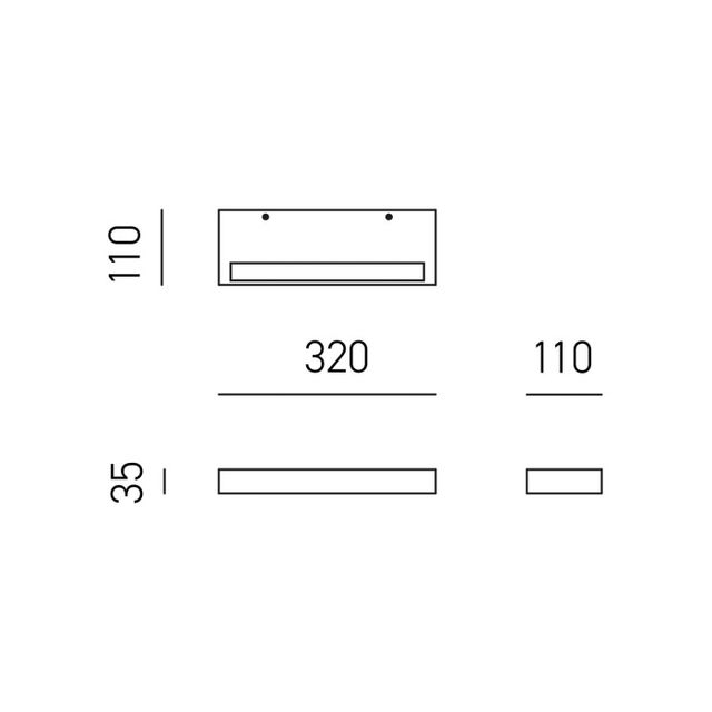 applique-led-2-moduli-34w-3000k-gealuce-ip20-nero-gap52