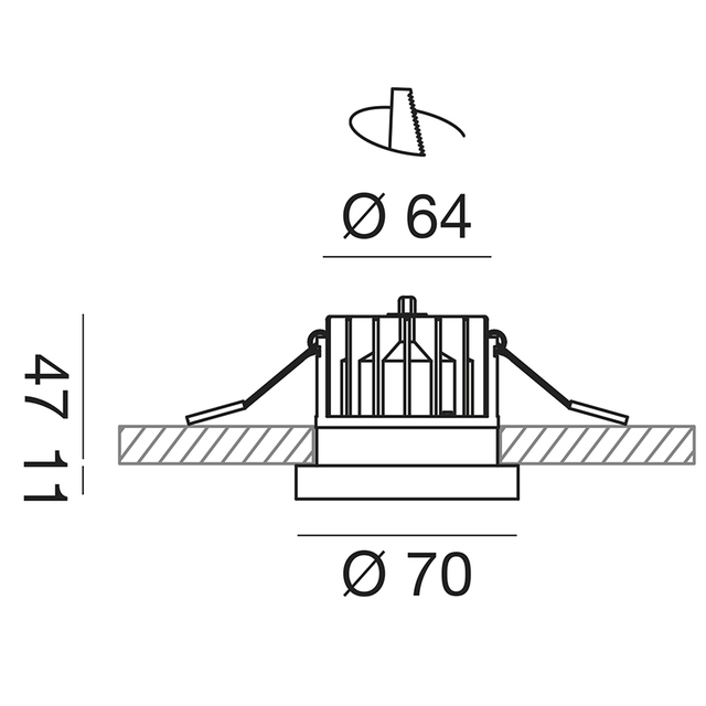 faretto-da-incasso-danae-9w-luce-calda-3000k-gealed-tondo-bianco-ip54