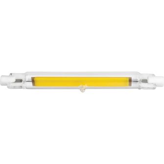 Lampadina LED Lineare J118 R7s 11W luce calda 3000K ECOMAN vetro trasparente
