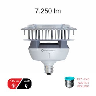 Lampadina LED MOON E27/E40 50W luce naturale 840 Beneito Faure