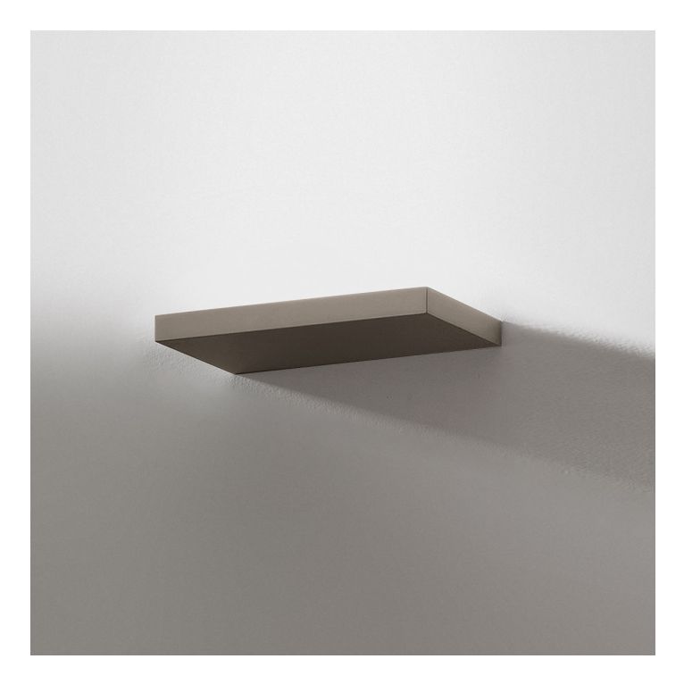 lampada da parete 25w 3000k titanio ip20 gealuce yoana a/g