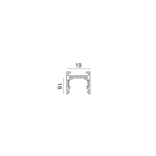 binario-48v-gealuce-nero-ip20-3m