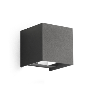 Applique ZORA 2x10W luce calda 3000K/4000K/5500K GEALED grande antracite IP65