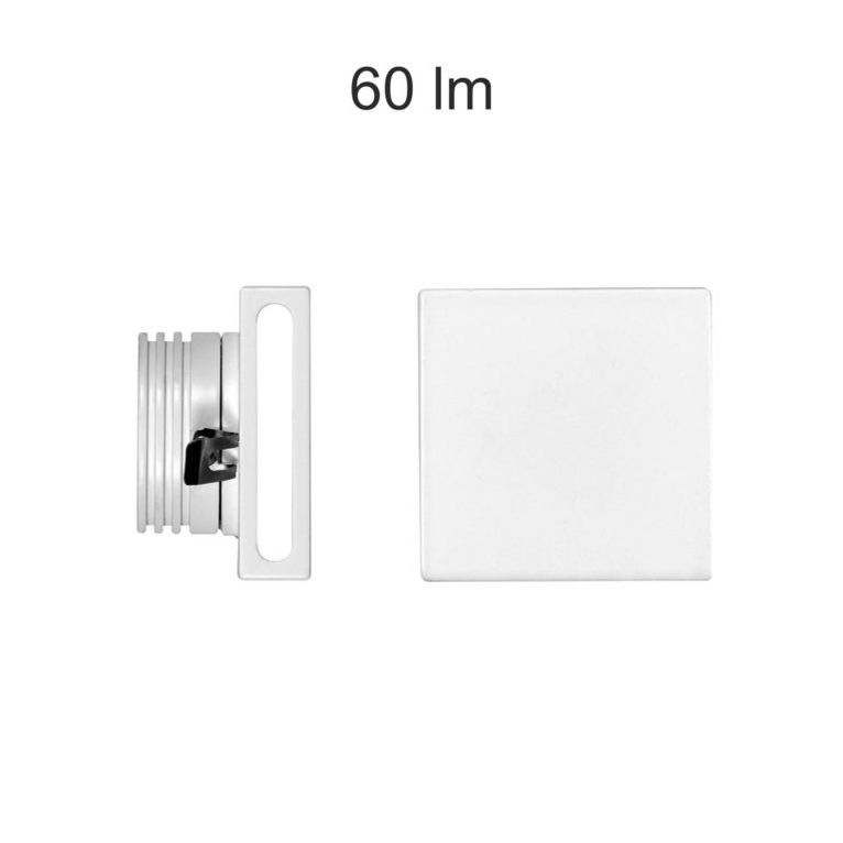 segnapasso led da incasso 4w 220/240v 3000k bianco ip20 beneito faure 4110