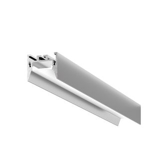 Profilo in alluminio BUCAREST per strisce LED 2mt GEALED grande argento