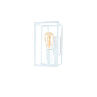 Applique Cubic da parete industrial colore bianco E27 Modello 3386