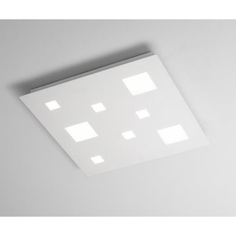 Plafoniera CHECKER BOARD 36W luce calda 3000K ISYLUCE grande bianco