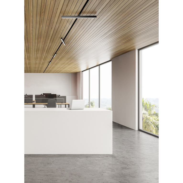 reglette da binario 36w luce calda 3000k nero gfa1251c gea luce