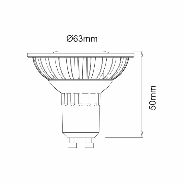 lampadina-led-s-line-r-63-gu10-8w-luce-calda-827-beneito-faure
