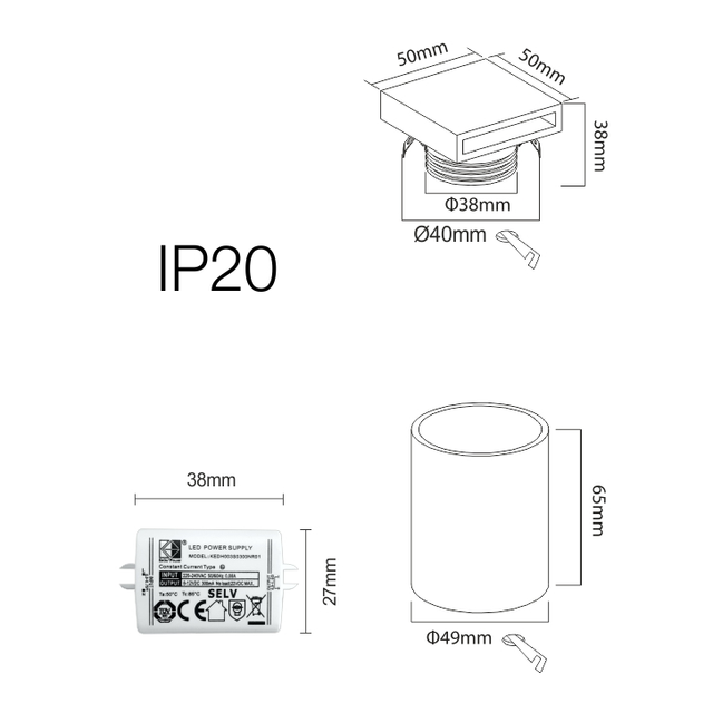 segnapasso-led-da-incasso-4w-220-slash-240v-3000k-bianco-ip20-beneito-faure-4110