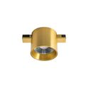 faretto led 8w 48v. 3000k ip20 gealuce cilindro colore oro
