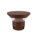 testa per paletto da giardino 12/16/20w cct fungo marrone gealuce ip65