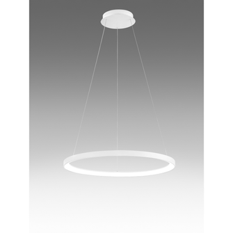 Lampadario KRIZIA 50W luce calda 3000K GEALUCE medio bianco