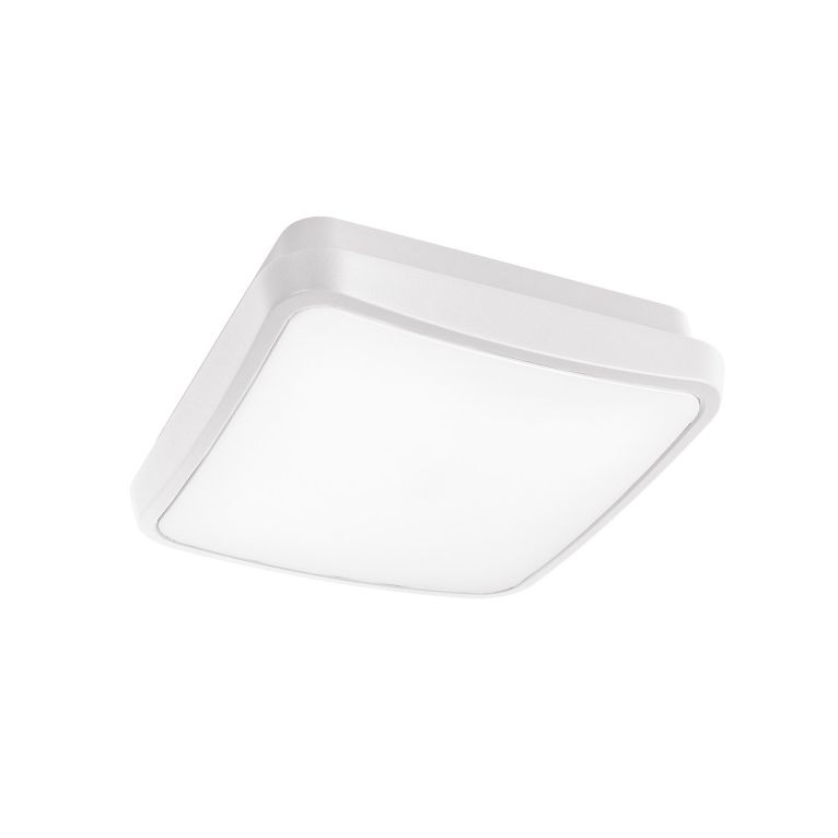 plafoniera led 24w cct gealuce quadrato bianco ip65