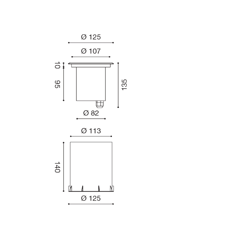 faretto calpestabile borea gu10 gealed tondo ip67 orientabile