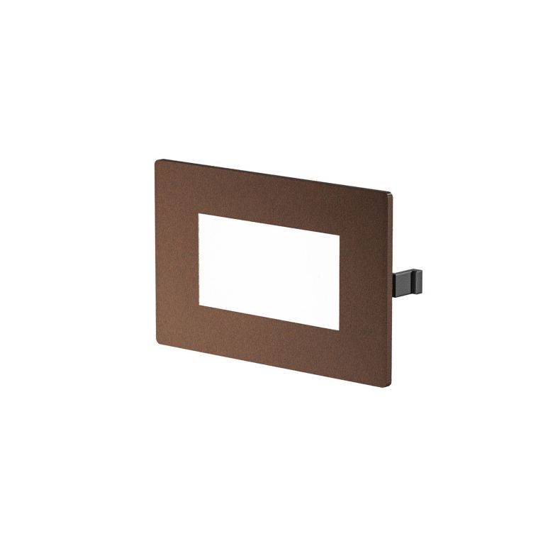 segnapasso da incasso 3w cct gealuce colore marrone ip54