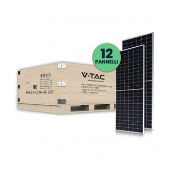 Kit 12 pannelli solari da 410W (4.92KW)