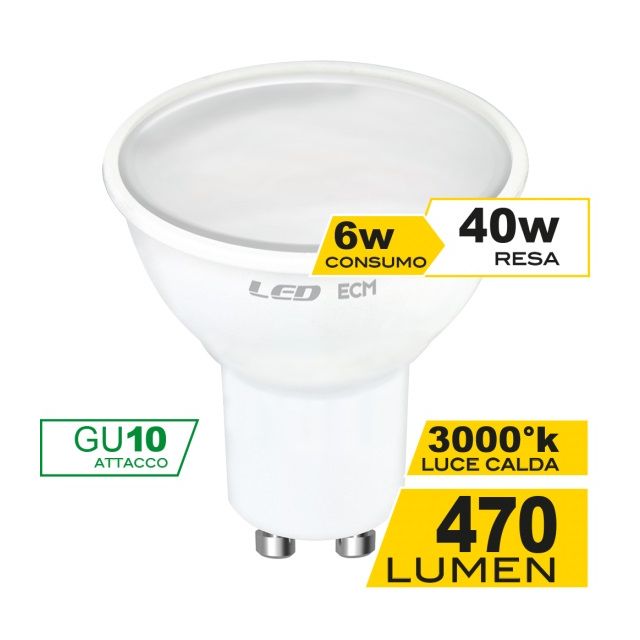 lampadina-led-dicroica-gu10-6w-luce-calda-3000k-ecoman