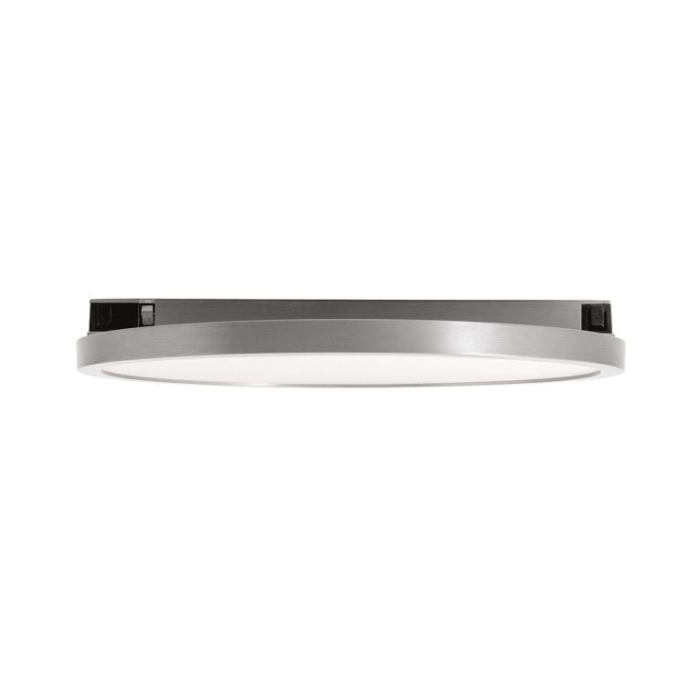 plafoniera led 15w 48v. 3000k ip20 gealuce disco colore nickel