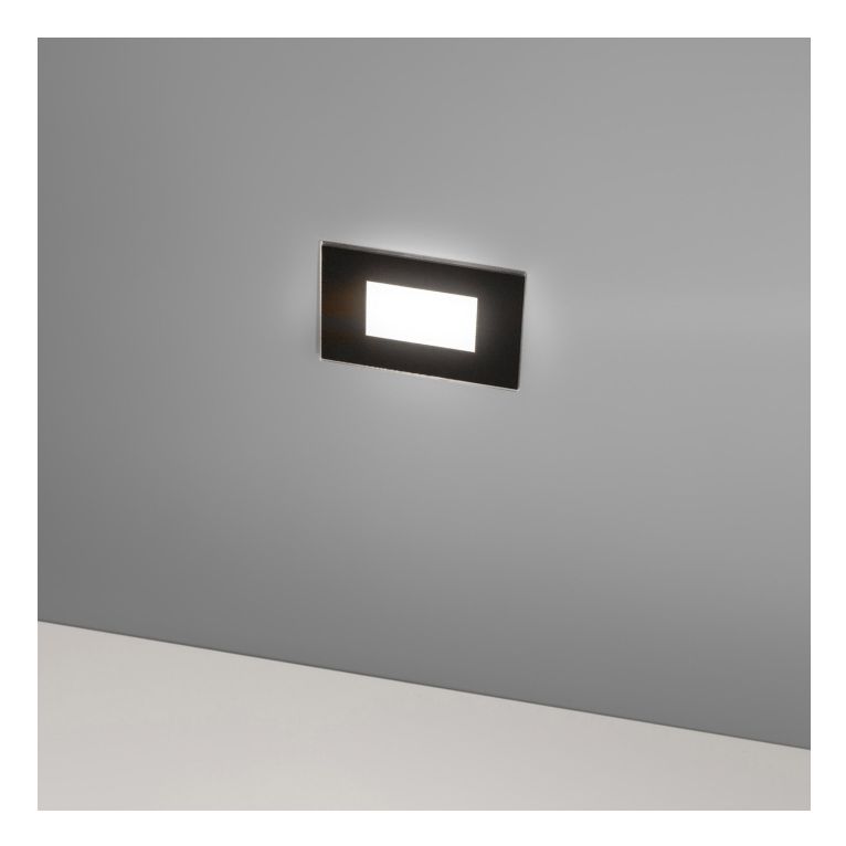 segnapasso da incasso 4.5w cct gealuce colore nero ip66