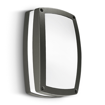 Plafoniera URA-Q E27 GEALED antracite IP54