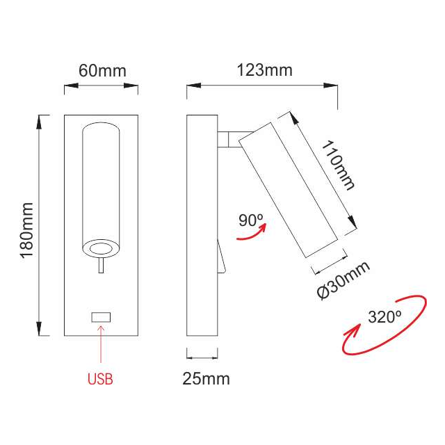 applique-pure-4w-luce-calda-2700k-beneito-faure-bianco-dimmerabile