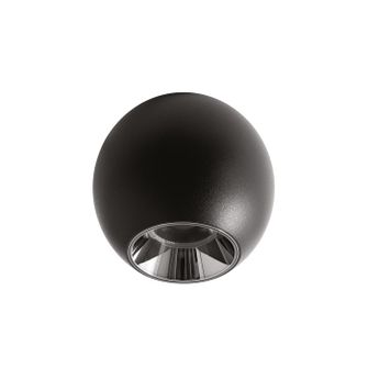 Plafoniera LED 10W 3000K GEALUCE ovale nero IP20 GPL391