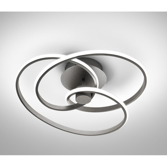 Plafoniera DIVA 40W luce calda 3000K GEALUCE titanio