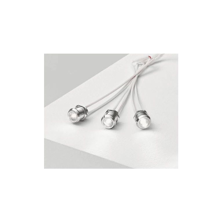 faretto altair 3x1w luce calda 3000k gealed ad incasso alluminio