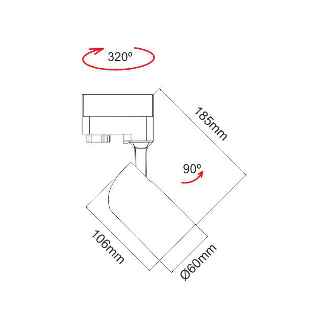 faretto-per-binario-picolo-gu10-beneito-faure-bianco
