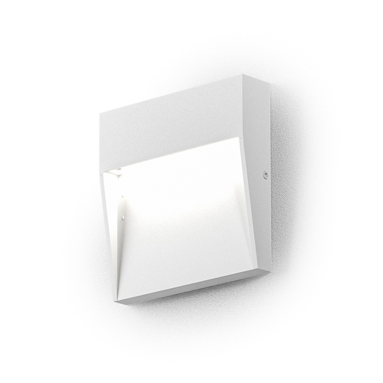 segnapasso sol-q 3w luce naturale 4000k gealed bianco ip65