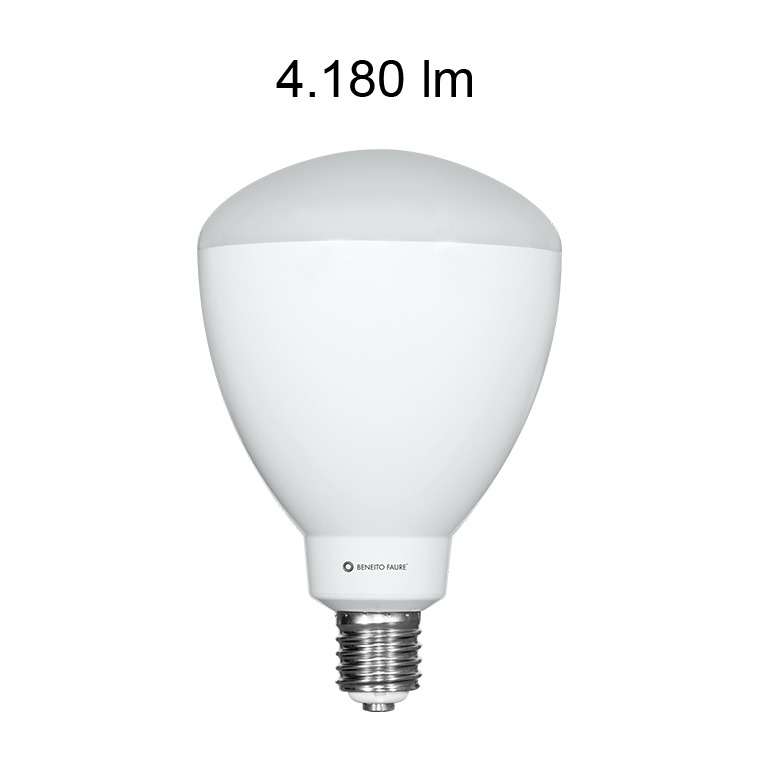 lampadina led cup e40 45w luce calda 830 beneito faure
