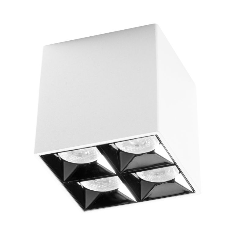 faretto 4 punti luce led 15w 4000k bianco gealuce