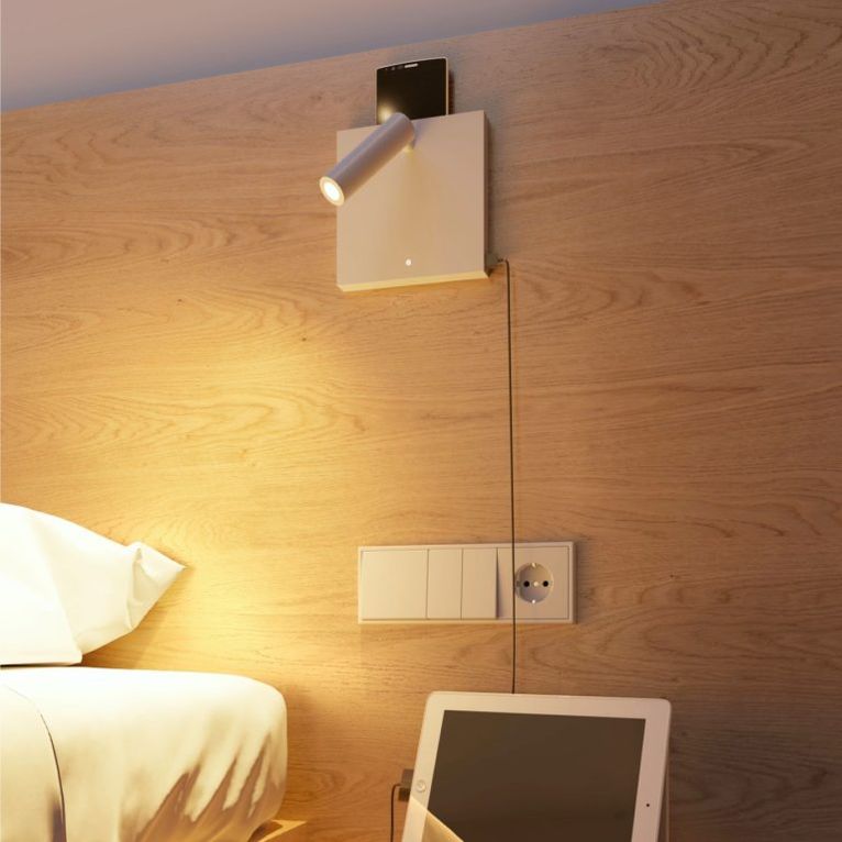 applique sweet 4w luce calda 2700k beneito faure bianco